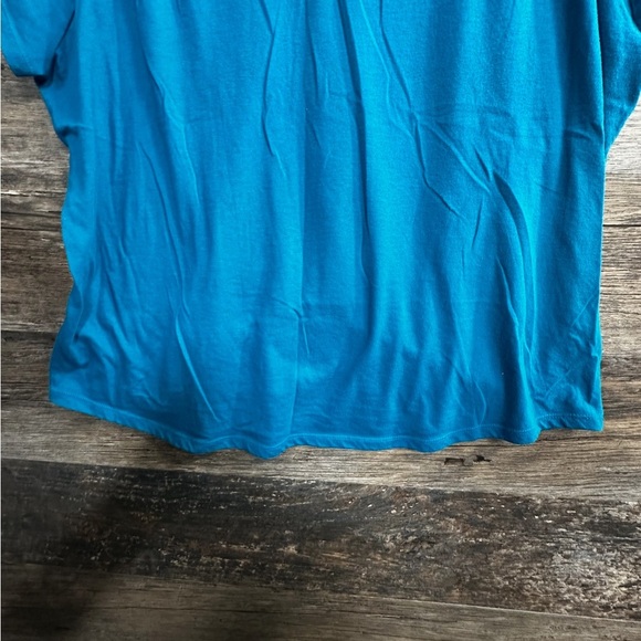 Faded Glory Blue Relaxed Short Sleeve T-Shirt - Picture 5 of 5